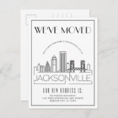 ジャクソンビルモダンデコ | 住所の変更 案内ポストカード (正面/裏面)