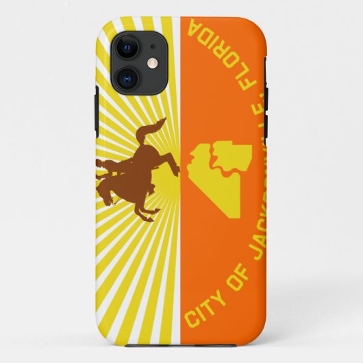 ジャクソンビル国旗 Case-Mate iPhoneケース (裏面)