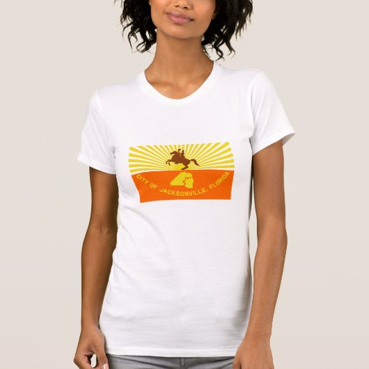 ジャクソンビル国旗 Tシャツ (正面)