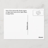 ジャクソンビル川の反射 ポストカード (裏面)