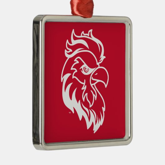 ジャクソンビル州ユニバーシティホリデー メタルオーナメント (右)