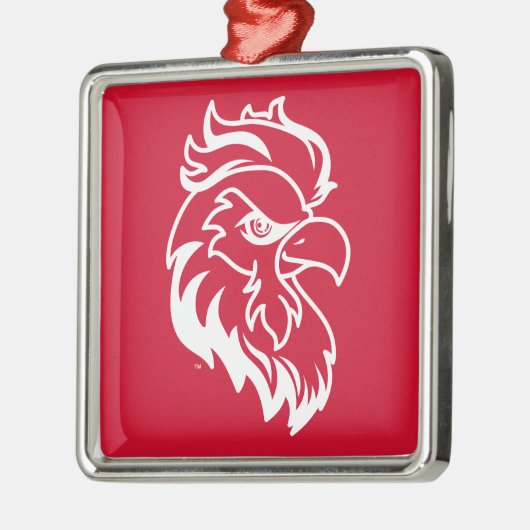 ジャクソンビル州ユニバーシティホリデー メタルオーナメント (左)