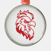 ジャクソンビル州ユニバーシティホリデー メタルオーナメント (正面)