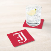 ジャクソンビル州大クラシック学JSUレター スクエアペーパーコースター (インサイチュ)