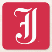 ジャクソンビル州大クラシック学JSUレター スクエアペーパーコースター (正面)