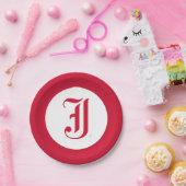 ジャクソンビル州大クラシック学JSUレター ペーパープレート (パーティー)