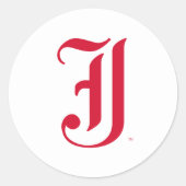 ジャクソンビル州大クラシック学JSUレター ラウンドシール (正面)