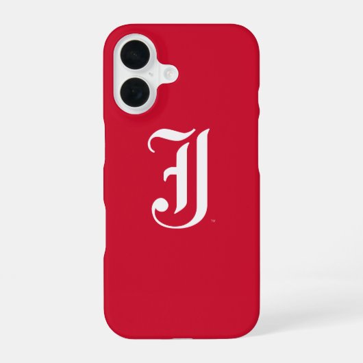 ジャクソンビル州大クラシック学JSUレター iPhone 16ケース (裏面)