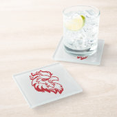 ジャクソンビル州大学ガメコックスレッドイーグル ガラスコースター (アングル)