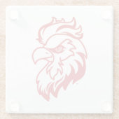 ジャクソンビル州大学ガメコックスレッドイーグル ガラスコースター (裏面)