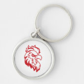 ジャクソンビル州大学ガメコックスレッドイーグル キーホルダー (正面)