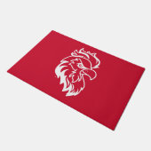 ジャクソンビル州大学ガメコックスレッドイーグル ドアマット (アングル)