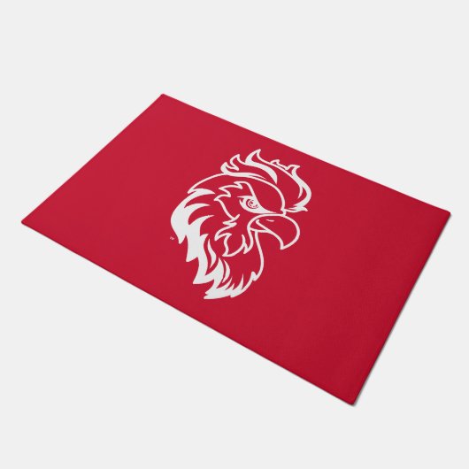 ジャクソンビル州大学ガメコックスレッドイーグル ドアマット (アングル)