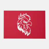 ジャクソンビル州大学ガメコックスレッドイーグル ドアマット (正面)