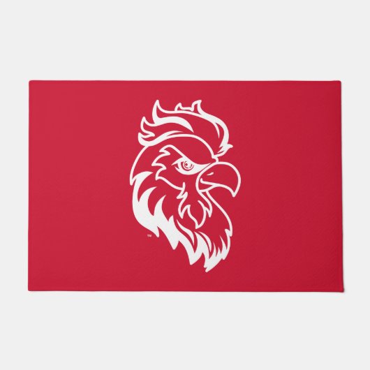 ジャクソンビル州大学ガメコックスレッドイーグル ドアマット (正面)