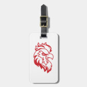 ジャクソンビル州大学ガメコックスレッドイーグル ラゲッジタグ (正面縦)
