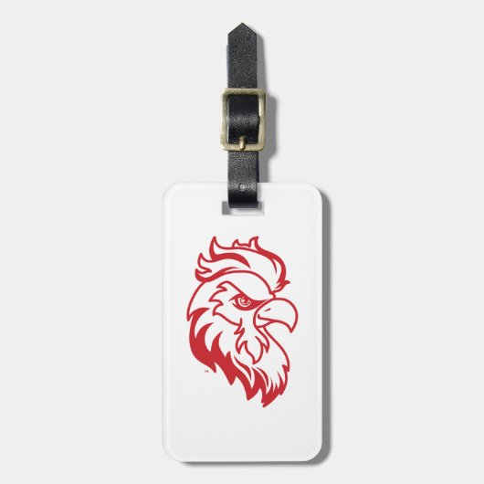 ジャクソンビル州大学ガメコックスレッドイーグル ラゲッジタグ (正面縦)