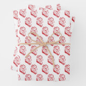 ジャクソンビル州大学ガメコックスレッドイーグル ラッピングペーパーシート (インサイチュ)