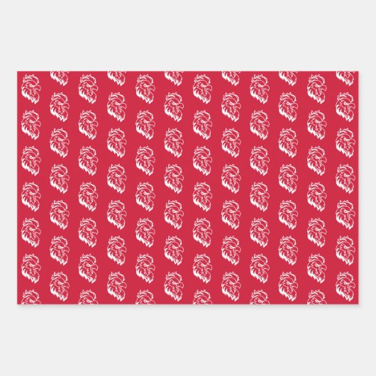 ジャクソンビル州大学ガメコックスレッドイーグル ラッピングペーパーシート (正面)