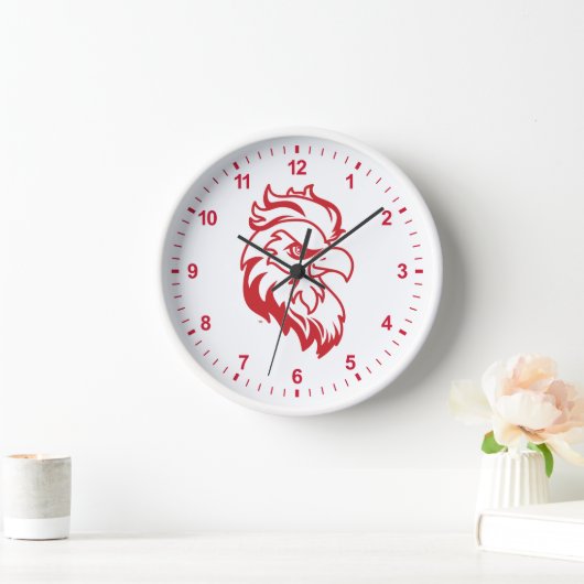 ジャクソンビル州大学ガメコックスレッドイーグル 壁時計 (ホーム)