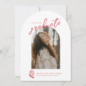 ジャクソンビル州大学ガメコックスレッドイーグル 招待状 (正面)