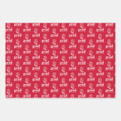 ジャクソンビル州大学卒業 ラッピングペーパーシート (正面)