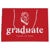 ジャクソンビル州大学卒業 ラージペーパーバッグ (正面)