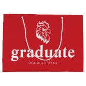 ジャクソンビル州大学卒業 ラージペーパーバッグ (裏面)