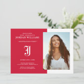 ジャクソンビル州大学卒業 案内状 (スタンド正面)