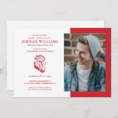 ジャクソンビル州大学卒業 案内状 (正面/裏面)