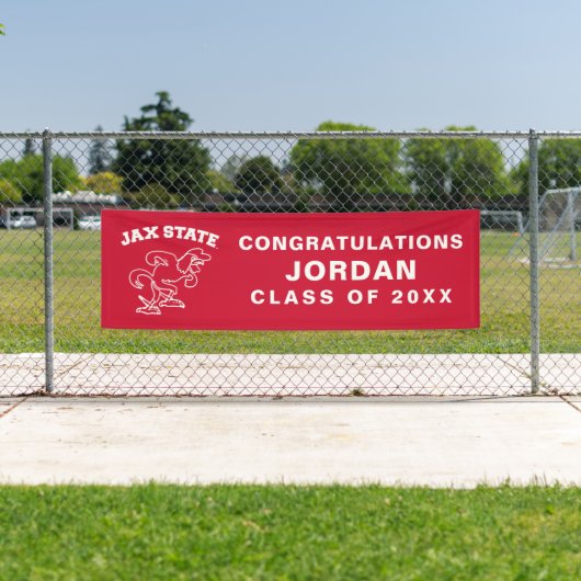ジャクソンビル州大学卒業 横断幕 (インサイチュ)