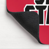 ジャクソンビル州大学JAX州はっきりした文字 マウスパッド (コーナー)