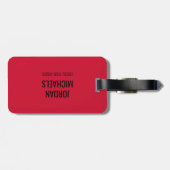 ジャクソンビル州大学JAX州はっきりした文字 ラゲッジタグ (裏面横)