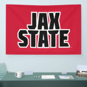 ジャクソンビル州大学JAX州はっきりした文字 横断幕 (トレードショー)