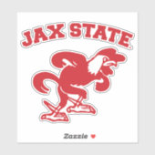 ジャクソンビル州大学JAX州ガメコック シール (シート)