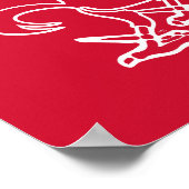 ジャクソンビル州大学JAX州ガメコック ポスター (角)