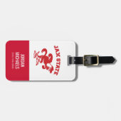 ジャクソンビル州大学JAX州ガメコック ラゲッジタグ (正面横)