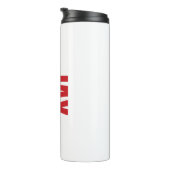 ジャクソンビル州大学JAX州レッド タンブラー (回転右)