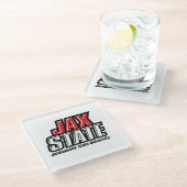 ジャクソンビル州大学JAX州 ガラスコースター (アングル)