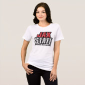 ジャクソンビル州大学JAX州 トライブレンドTシャツ (正面全面)