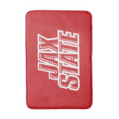 ジャクソンビル州大学JAX州 バスマット (正面縦)