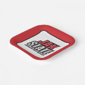 ジャクソンビル州大学JAX州 ペーパープレート (傾斜あり)