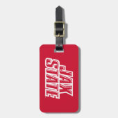 ジャクソンビル州大学JAX州 ラゲッジタグ (正面縦)