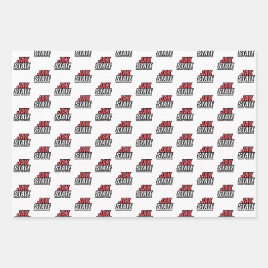 ジャクソンビル州大学JAX州 ラッピングペーパーシート (正面2)