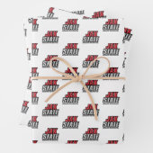 ジャクソンビル州大学JAX州 ラッピングペーパーシート (インサイチュ)