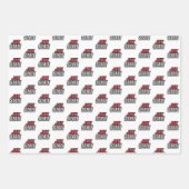 ジャクソンビル州大学JAX州 ラッピングペーパーシート (正面)