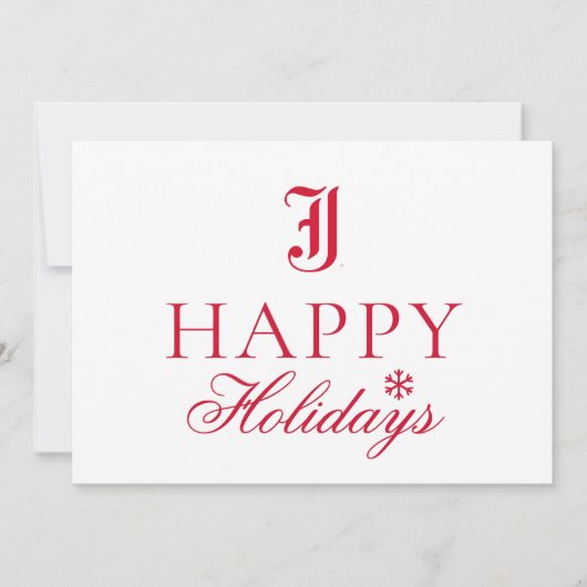 ジャクソンビル州立大学のホリデーシーズン シーズンカード (正面)