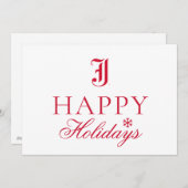 ジャクソンビル州立大学の休暇 シーズンカード (正面/裏面)