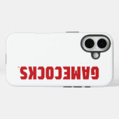 ジャクソンビル州立大学ギャメコックスレッドロゴ Case-Mate iPhoneケース (裏面 (横))