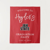 ジャクソンビル州立大学卒業式 タペストリー (正面)